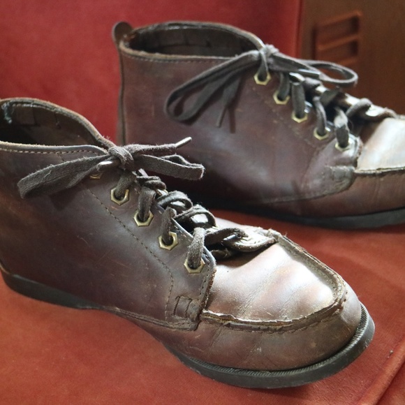 Vintage leather booties - Picture 2 of 4